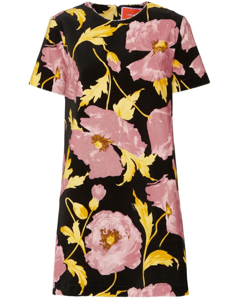 La DoubleJ Swing Minikleid - Schwarz Schwarz