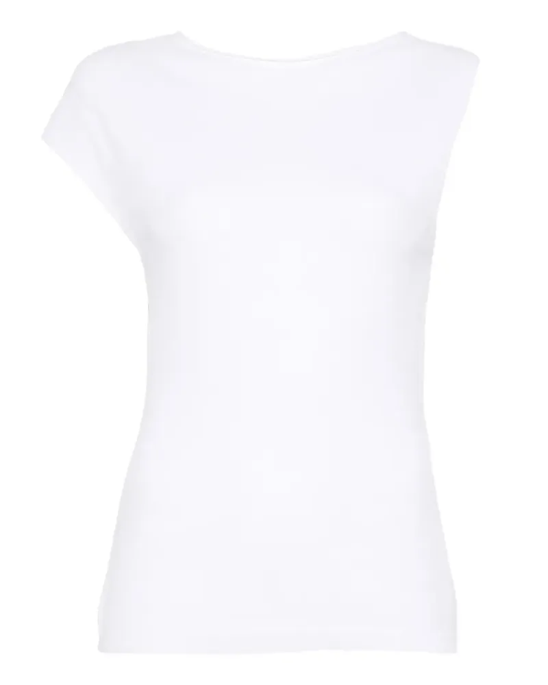ALYSI T-Shirt mit Rundhalsausschnitt - Weiß Weiß