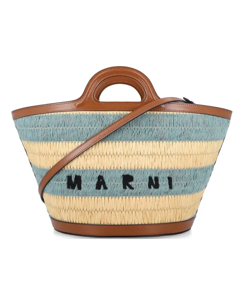 Marni Kleine Tropicalia Handtasche - Blau Blau