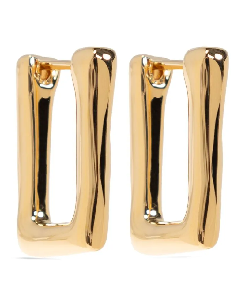 Jil Sander Eckige Ohrringe - Gold Gold