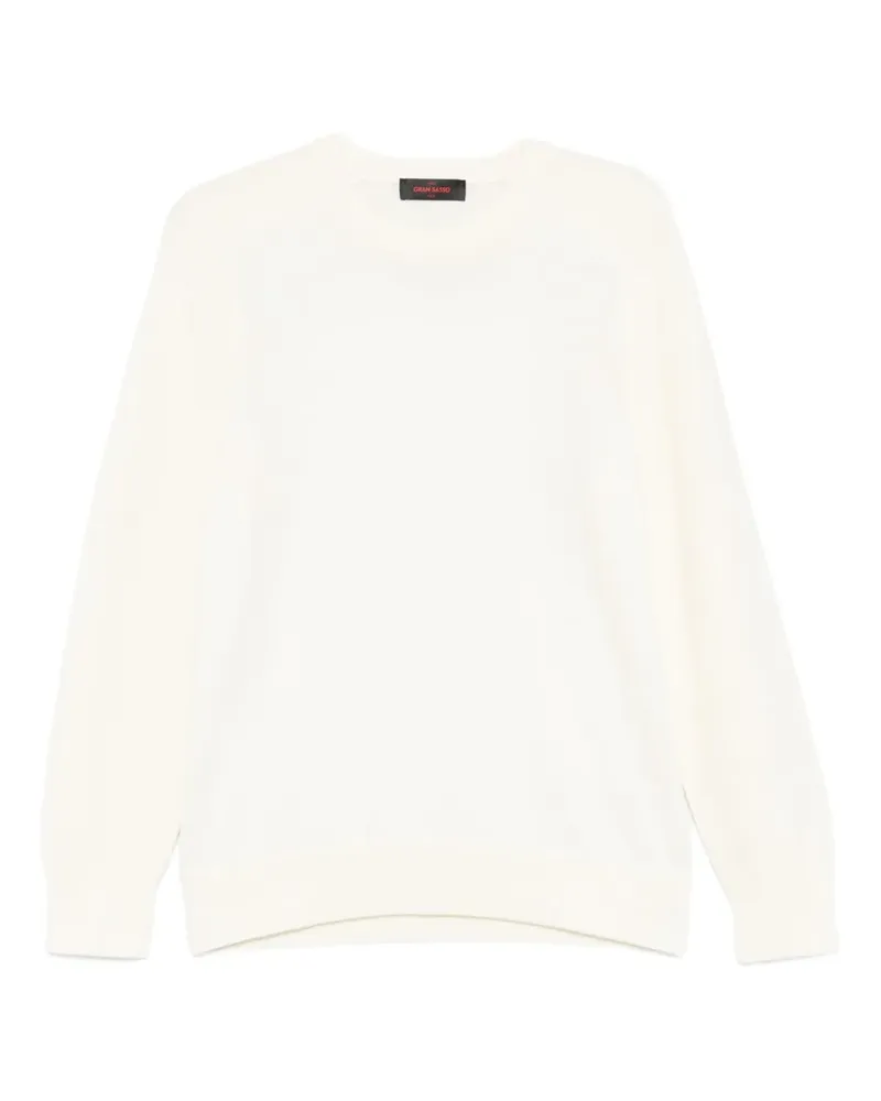 Gran Sasso Klassischer Pullover - Weiß Weiß