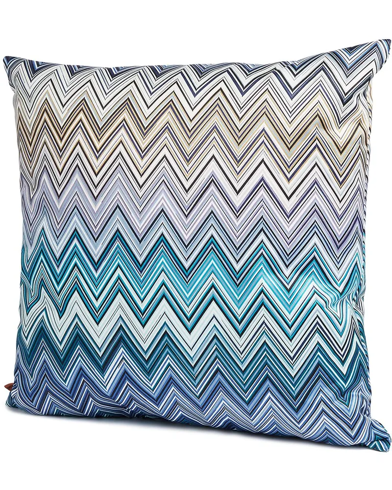 Missoni Home Jarris Kissen mit Zickzackmuster - Blau Blau