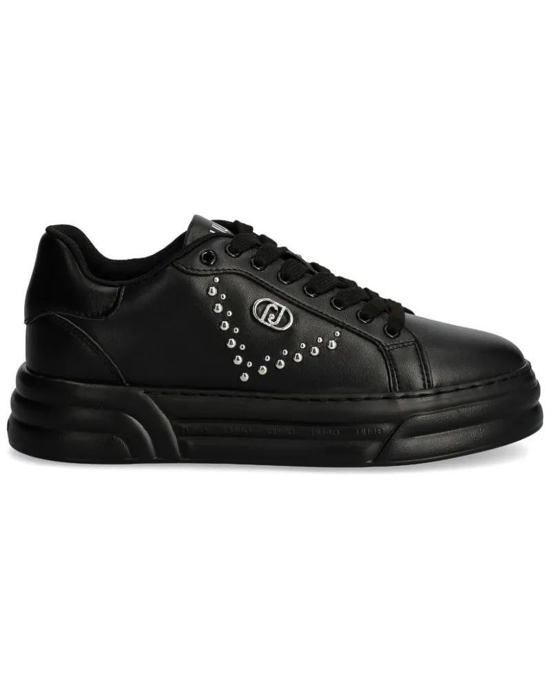 Liu Jo Sneakers aus Leder - Schwarz Schwarz