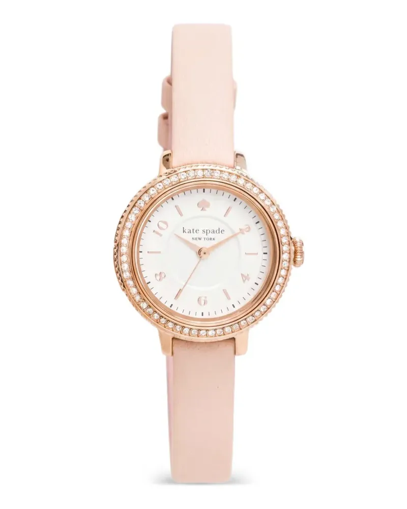 Kate Spade Morningside crystal-embellished 26mm watch - Weiß Weiß