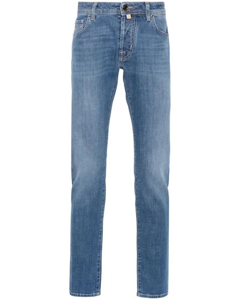 Jacob Cohën Nick Slim-Fit-Jeans - Blau Blau