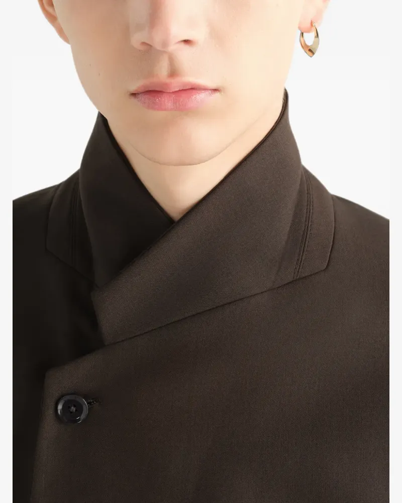 Christophe Lemaire Drop Edge Creolen aus vergoldetem Silber Gold