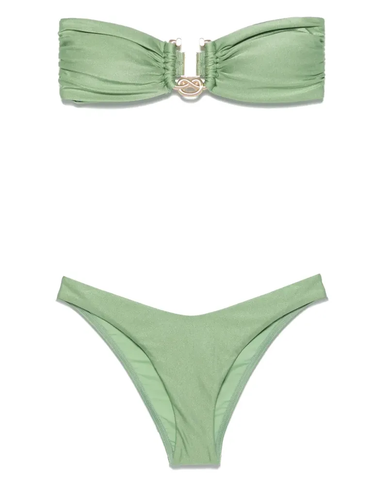 Zimmermann Rhiannon Knot Bikini - Grün Grün