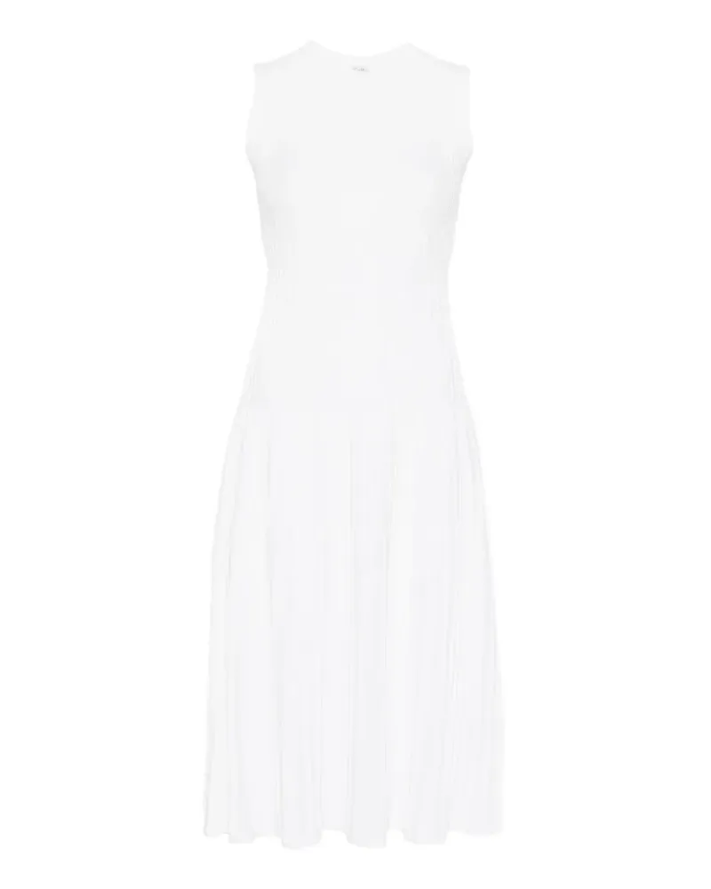 Max Mara Pegizio ribbed midi dress - Weiß Weiß