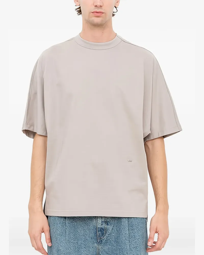 SONGZIO Abgerundetes Polyptych T-Shirt - Nude Nude