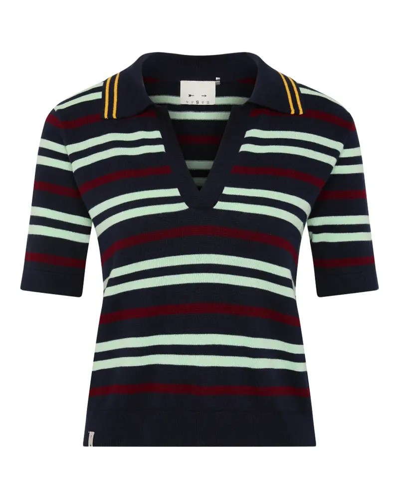 The Upside Gestreiftes Archie T-Shirt - Blau Blau