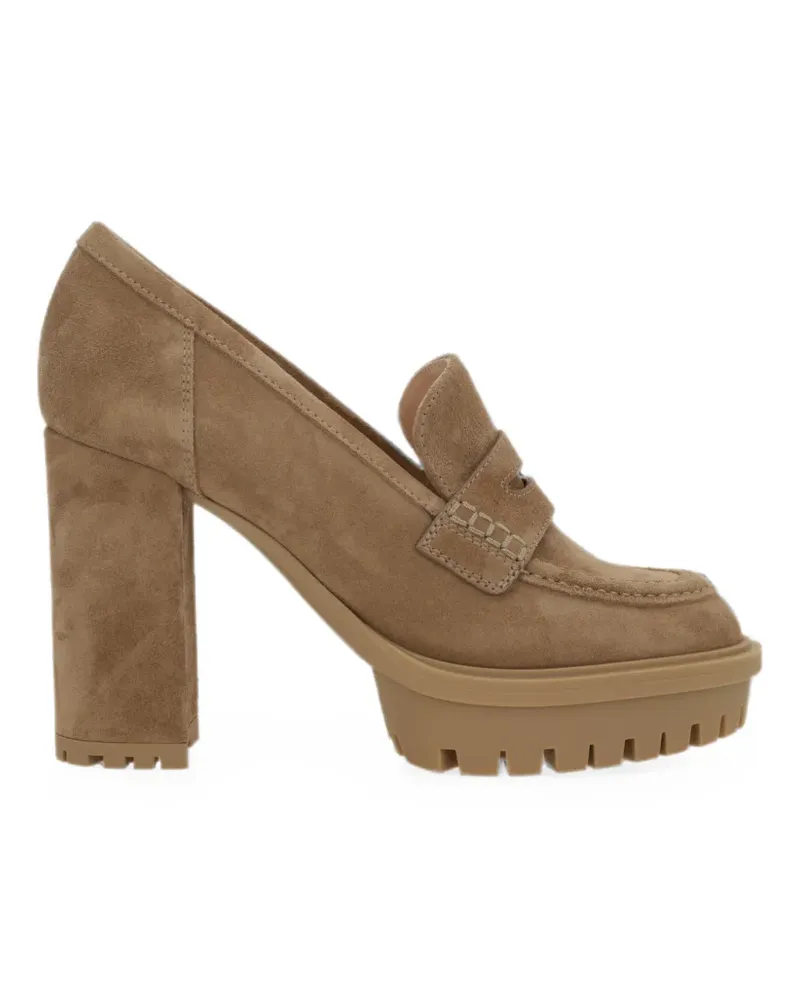 Gianvito Rossi Barry Pumps mit Plateau - Braun Braun