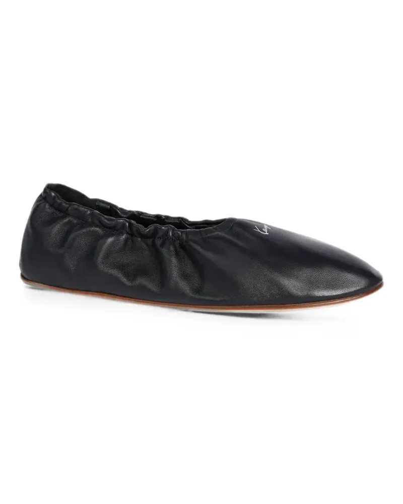 Kenzo Ballet Ballerinas mit Logo-Print - Schwarz Schwarz