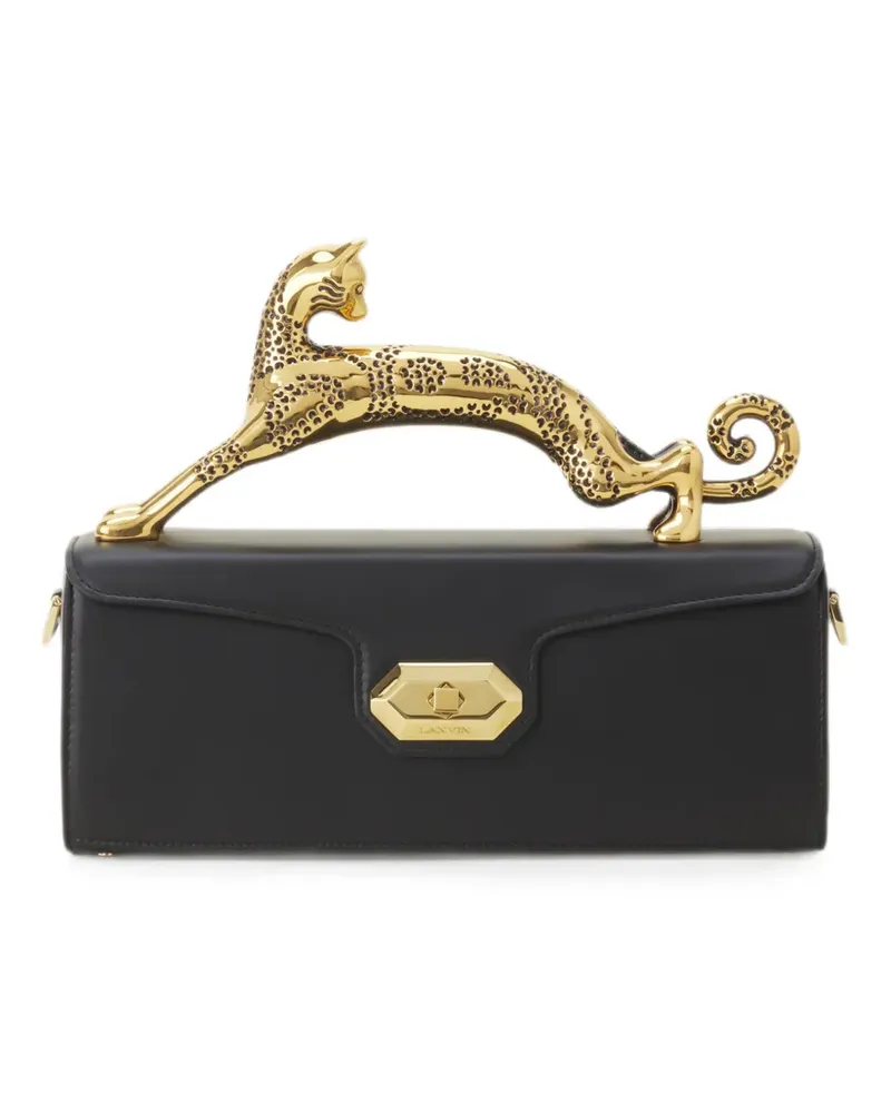Lanvin Pencil Cat Schultertasche - Schwarz Schwarz