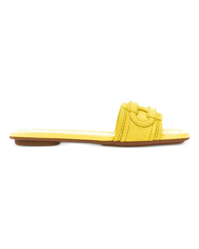 Hogan Flache H685 Sandalen - Gelb Gelb