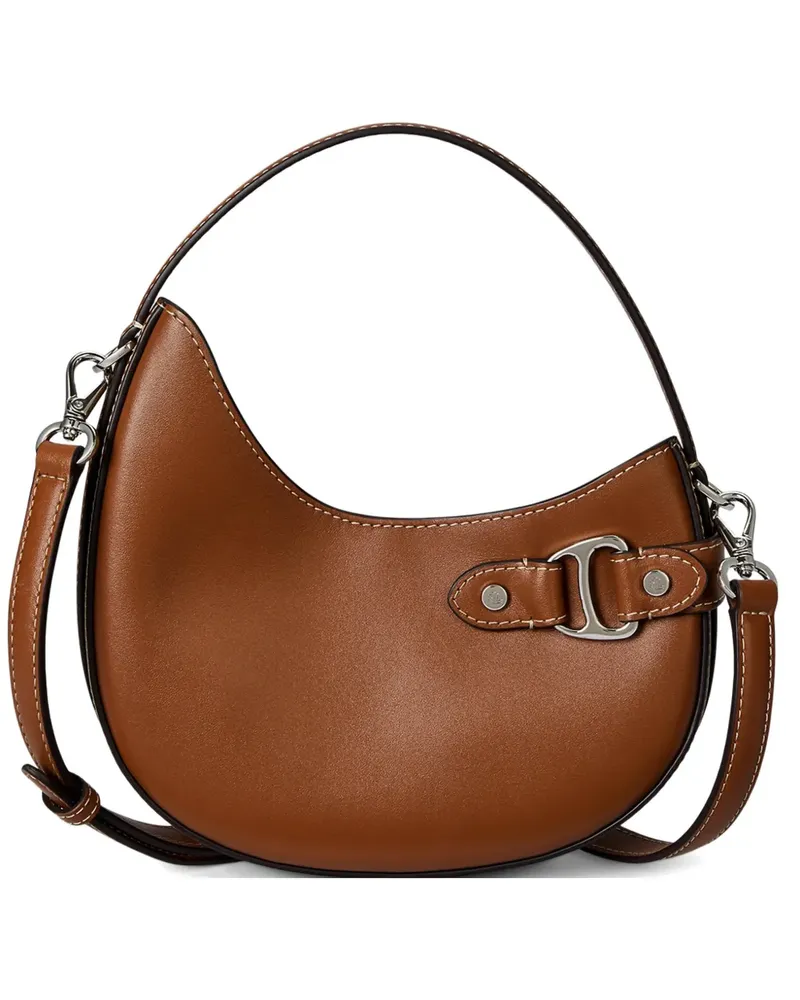Ralph Lauren Asymmetrische kleine Tasha Tote Bag - Braun Braun