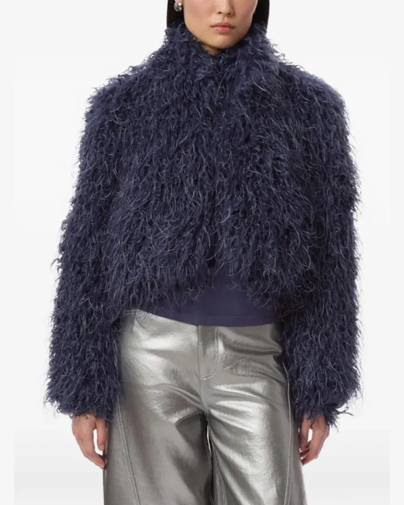 APPARIS Ginette Jacke aus Faux Fur - Blau Blau