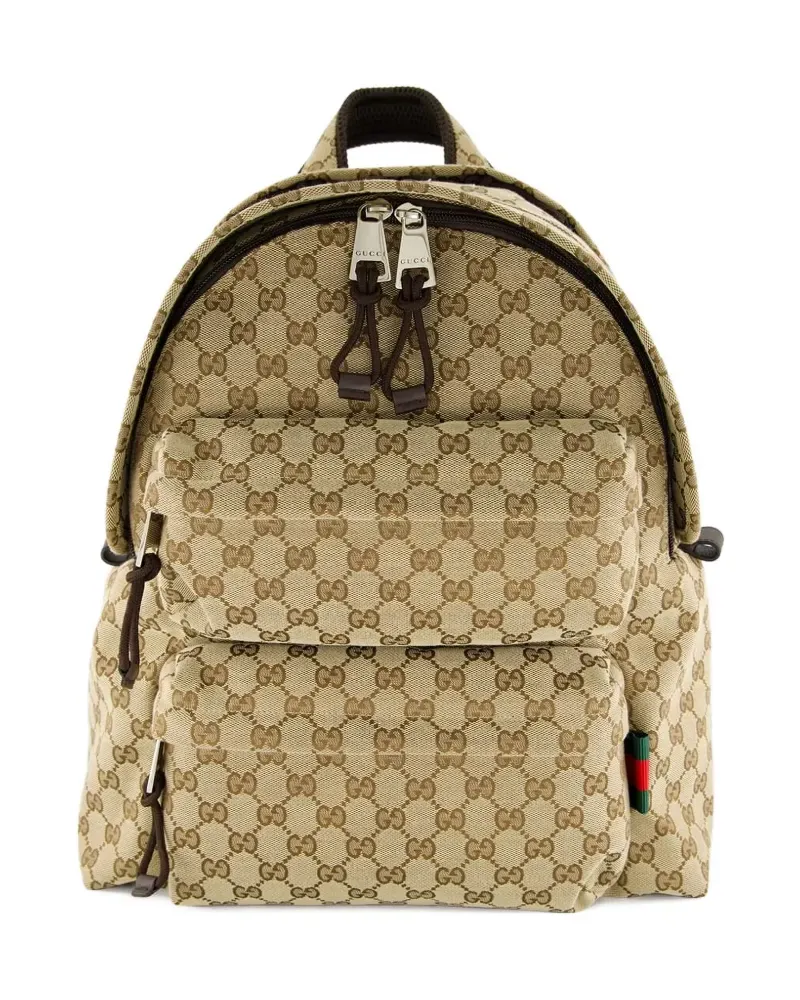 Gucci Rucksack mit GG-Monogramm - Nude Nude