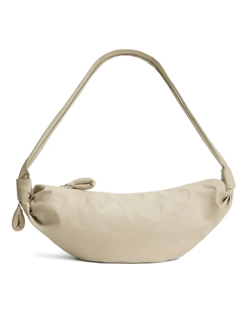 Christophe Lemaire Mittelgroße Soft Croissant Schultertasche - Nude Nude