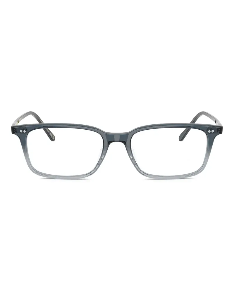 Oliver Peoples Neylan Brille mit eckigem Gestell - Blau Blau