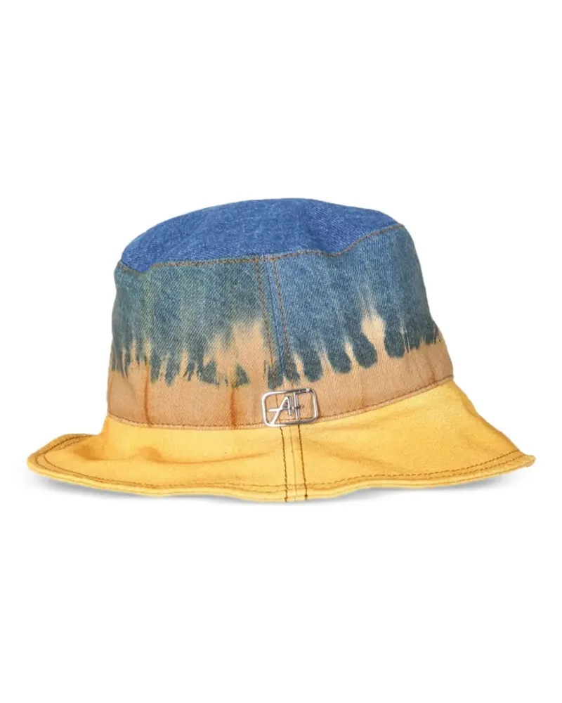 Alberta Ferretti Fischerhut mit Batikmuster - Blau Blau