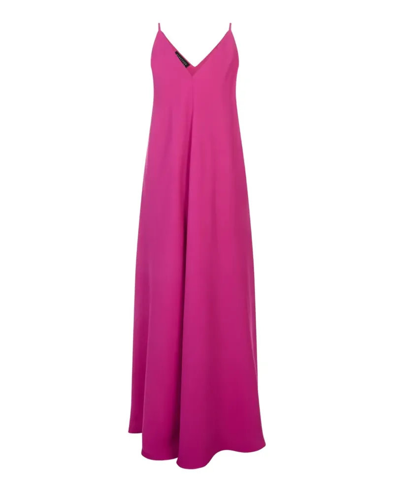 Gianluca Capannolo V-neck spaghetti-strap maxi dress - Rosa Rosa