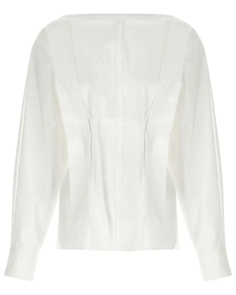 KHAITE Wenley Bluse - Weiß Weiß