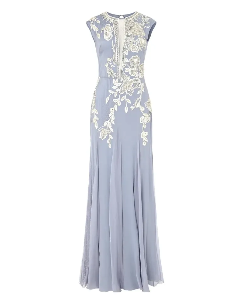 Temperley London Lilly Kleid mit Perlen - Violett Violett