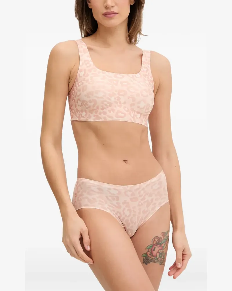 Chantelle Bügelloser Softstretch Power BH mit Leopardenprint - Nude Nude