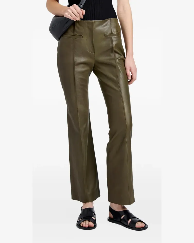 Proenza Schouler Isadora Hose aus Leder - Grün Grün