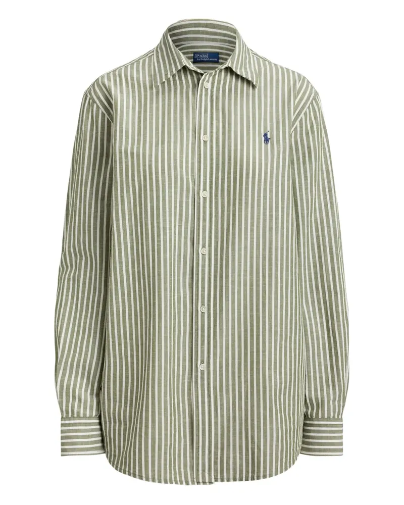 Ralph Lauren Gestreiftes Hemd - Grün Grün