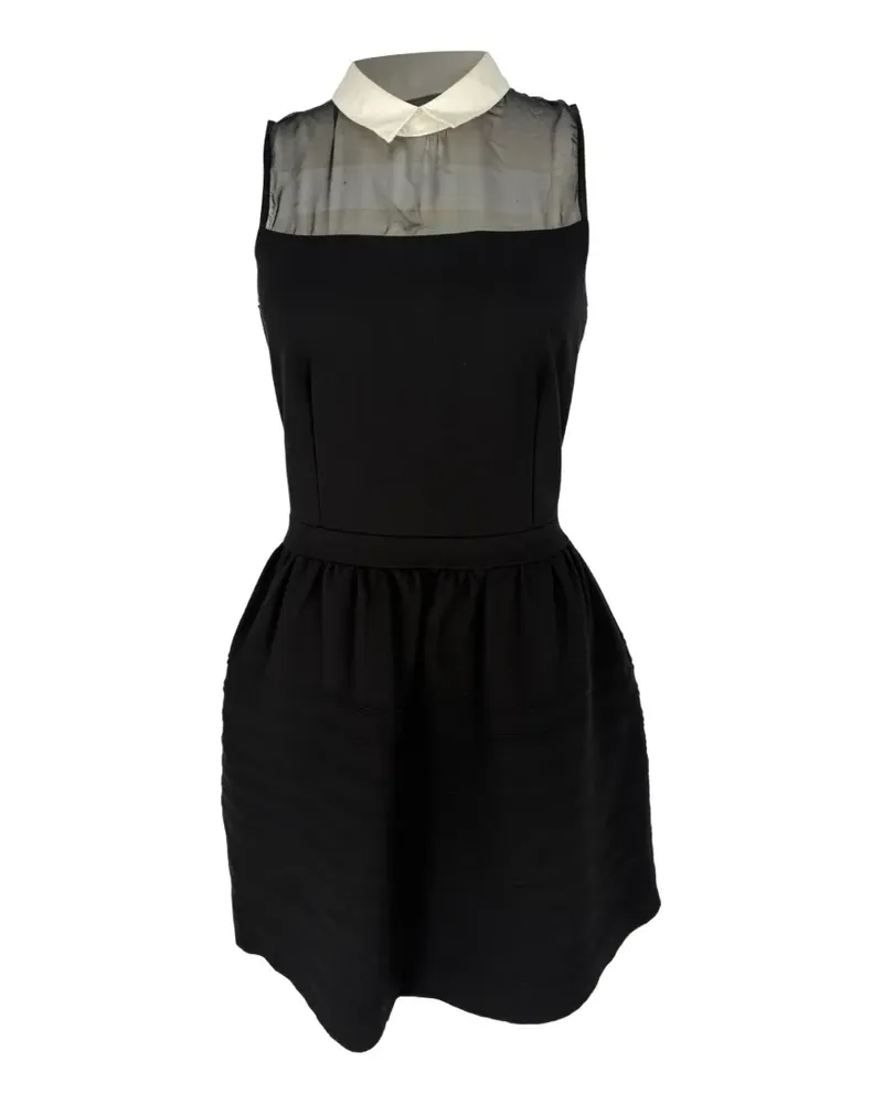Maje Eponime Minikleid - Schwarz Schwarz