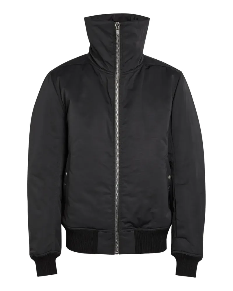 Rick Owens Bomberjacke mit Stehkragen - Schwarz Schwarz