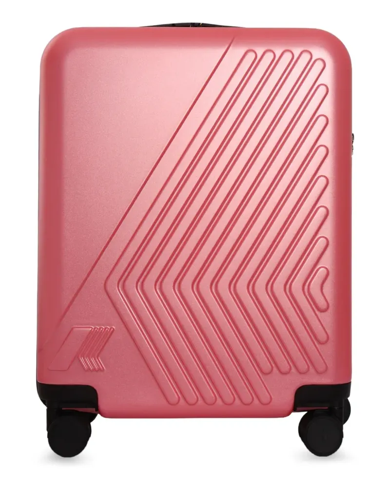 K-Way Eudoxie Rollkoffer mit Prägung - Rosa Rosa