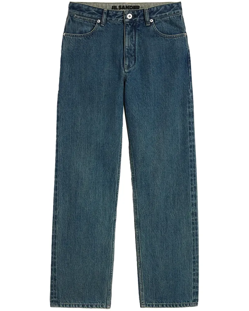 Jil Sander Schmale Jeans - Blau Blau