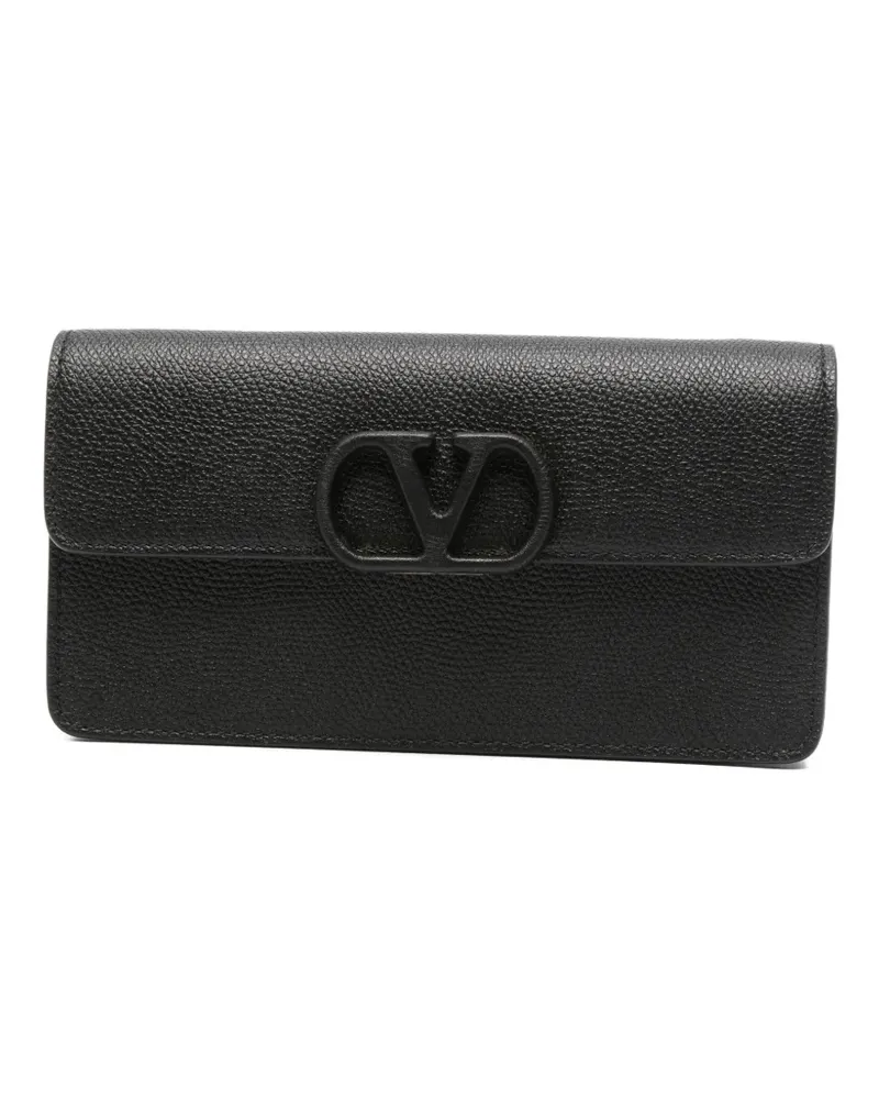 Valentino Garavani logo shoulder bag - Schwarz Schwarz