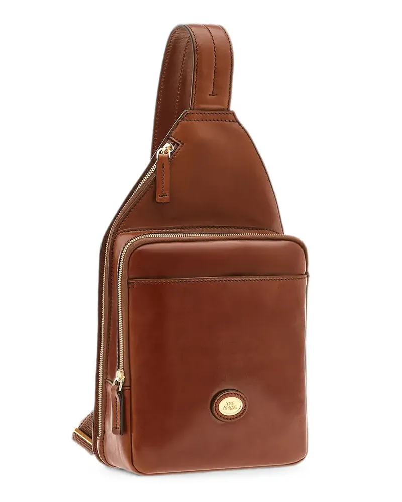 The Bridge logo-plaque cross body bag - Braun Braun
