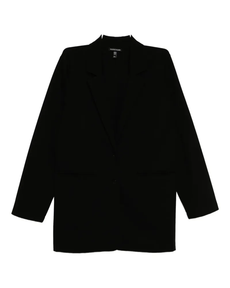 Eileen Fisher single-breasted blazer - Schwarz Schwarz