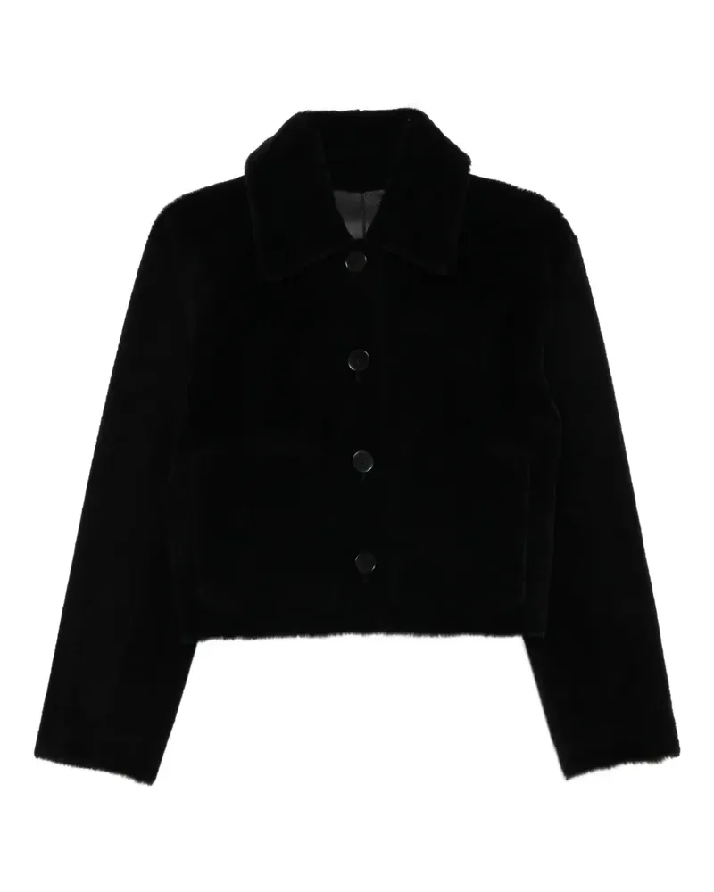 Joseph Alloway Lederjacke - Schwarz Schwarz