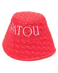 Patou Fischerhut mit Logo-Stickerei Rot