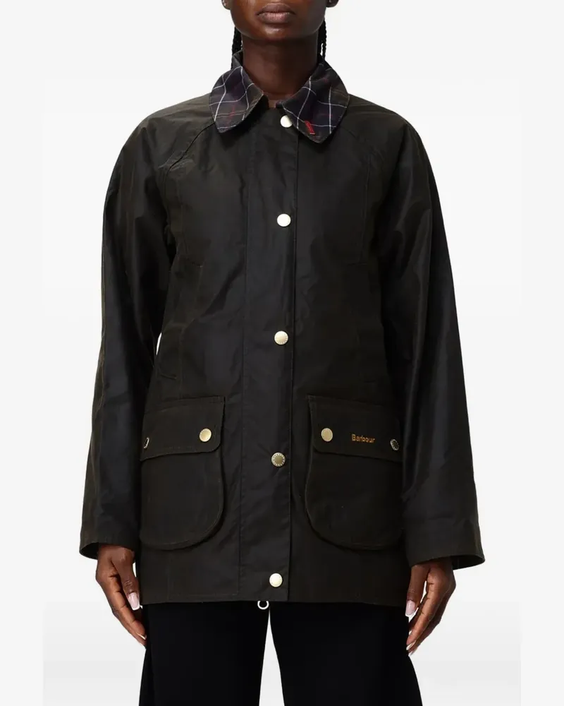 Barbour waxed-cotton jacket - Braun Braun
