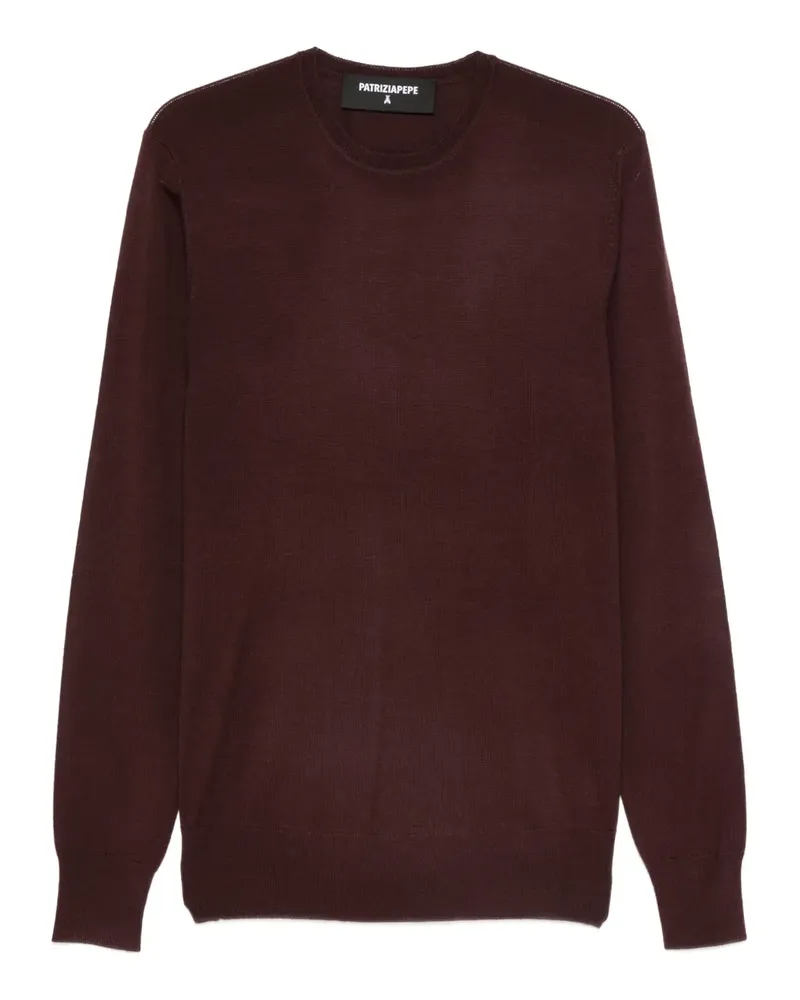 Patrizia Pepe Klassischer Pullover - Rot Rot