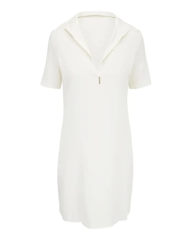 Peter Cohen Paola collared mini dress - Weiß Weiß