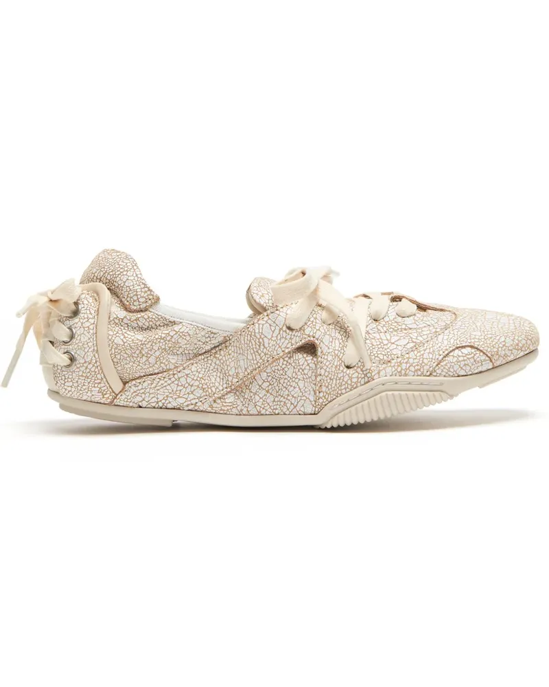 Acne Studios Sneakers mit Kordelzug hinten - Nude Nude