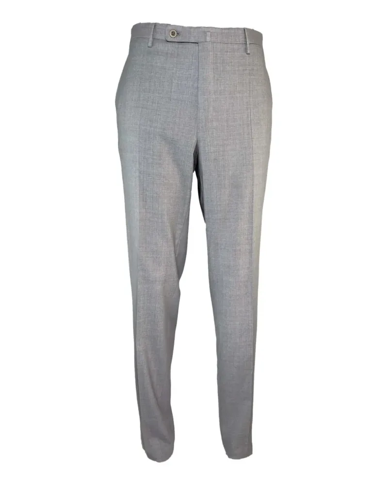 Incotex tropical-wool straight-leg trousers - Grau Grau
