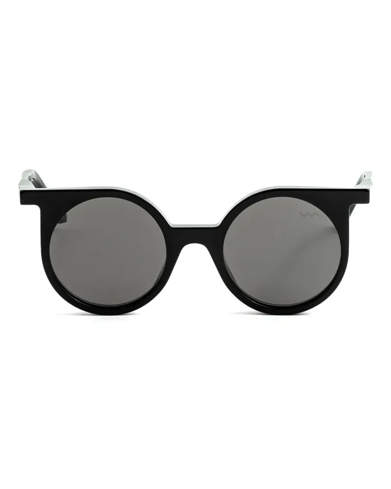VAVA EYEWEAR Sonnenbrille mit rundem Gestell - Schwarz Schwarz