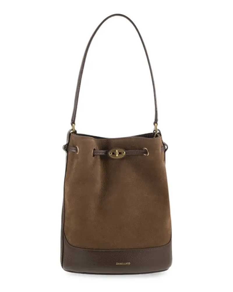 Zanellato Mondà bucket bag - Braun Braun