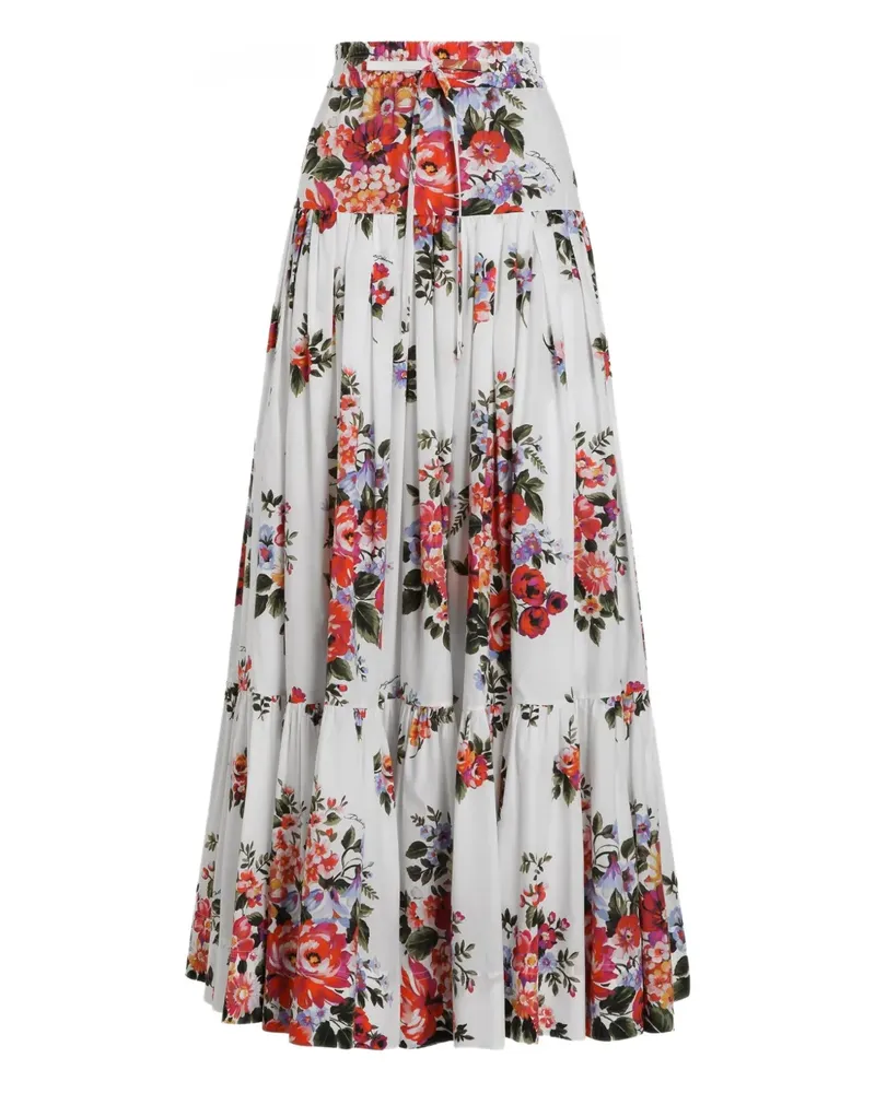 Dolce & Gabbana Rock mit Kordelzug - Weiß Weiß