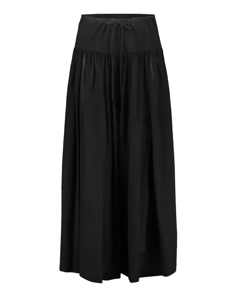The Row drawstring wide-leg trousers - Schwarz Schwarz