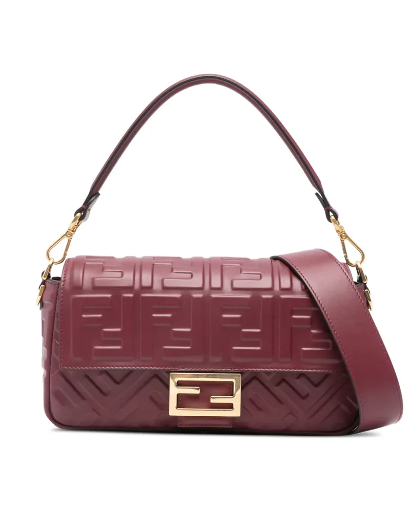 Fendi Baguette Schultertasche - Rot Rot