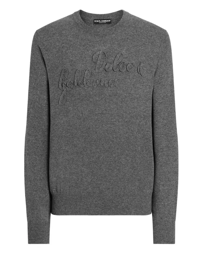 Dolce & Gabbana Pullover mit Logo-Detail - Grau Grau